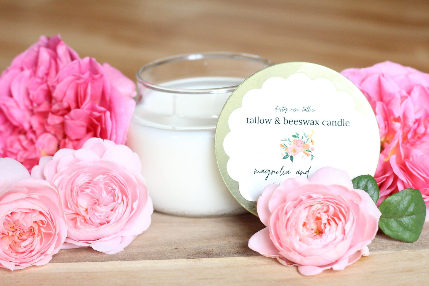 Tallow and Beeswax Candle -